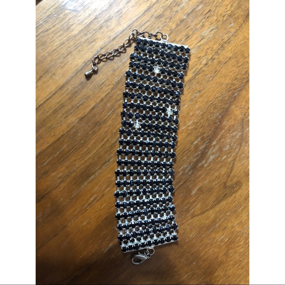 FREE WITH PURCHASE ✨ Black Rhinestone Bracelet